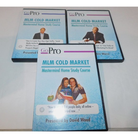 GoPro MLM Cold market Mastermind Home study Course 14 DVD & 24 CD Set w BONUS - Picture 5 of 7